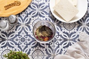 Веганский лосось из тофу