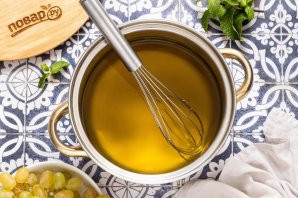 Виноград в чайном желе Виноград в чайном желе