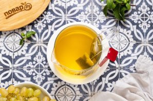 Виноград в чайном желе Виноград в чайном желе