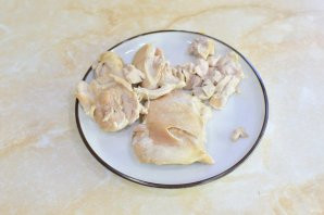 Заливное из курицы с желатином Заливное из курицы с желатином