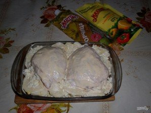 Запеченные куриные ножки с картофелем