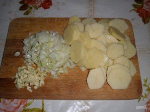 Запеченные куриные ножки с картофелем