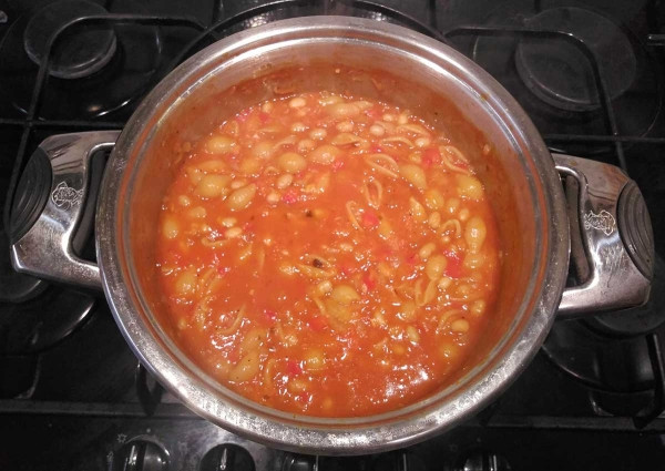 Паста с фасолью