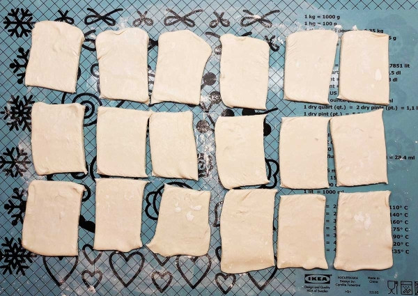 Слоеные язычки