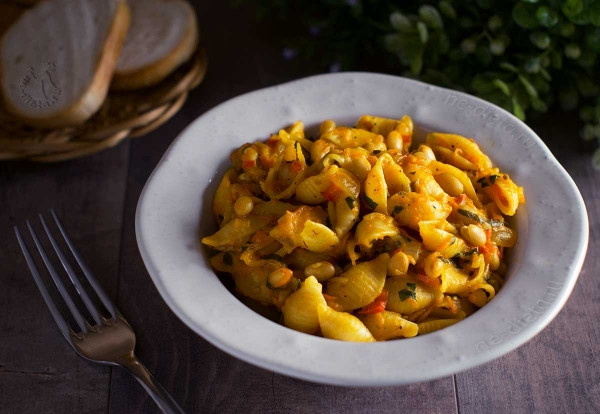 Паста с фасолью