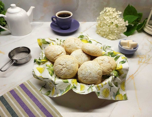 Лимонное печенье