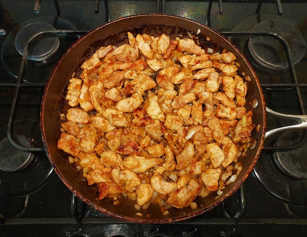 Поджарка из индейки