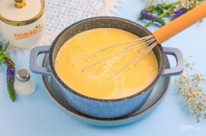 Блинный торт с заварным кремом