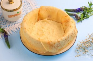 Блинный торт с заварным кремом