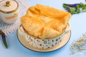 Блинный торт с заварным кремом