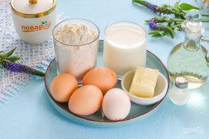 Блинный торт с заварным кремом