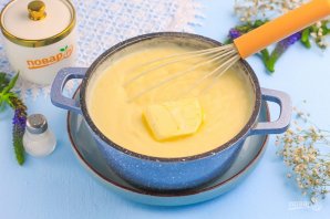 Блинный торт с заварным кремом