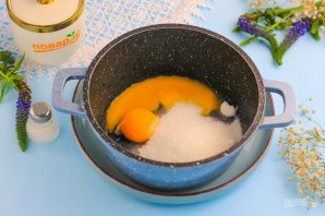 Блинный торт с заварным кремом