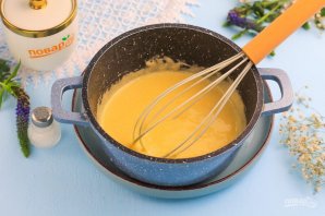 Блинный торт с заварным кремом