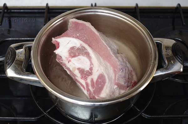 Щи из капусты с говядиной