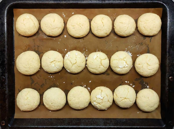 Лимонное печенье