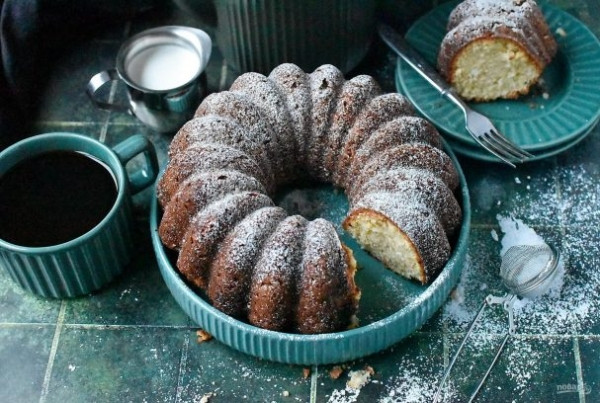 Домашний кекс с творогом