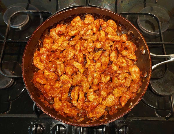 Поджарка из индейки