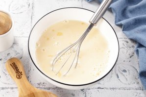 Гренки с молоком и яйцом