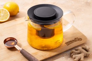 Имбирный чай с медом и лимоном