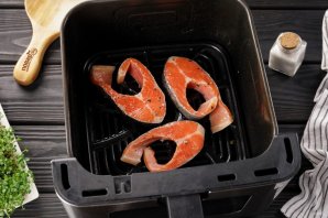 Красная рыба в аэрогриле