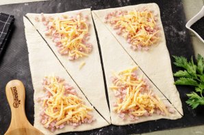 Круассаны с ветчиной Круассаны с ветчиной