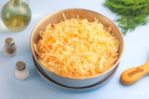 Квашеная капуста хрустящая