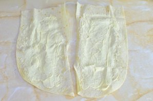 Лаваш с ветчиной и сыром Лаваш с ветчиной и сыром