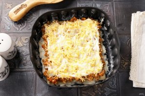 Лазанья, приготовленная в аэрогриле