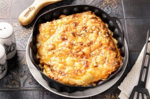 Лазанья, приготовленная в аэрогриле