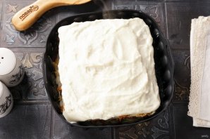 Лазанья, приготовленная в аэрогриле