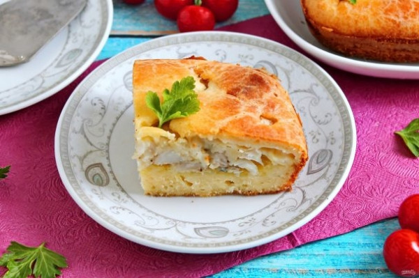 Пирог с палтусом Пирог с палтусом