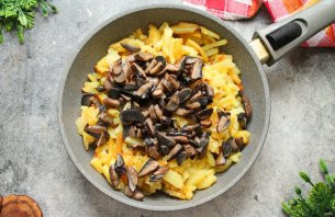 Подосиновики с картошкой Подосиновики с картошкой