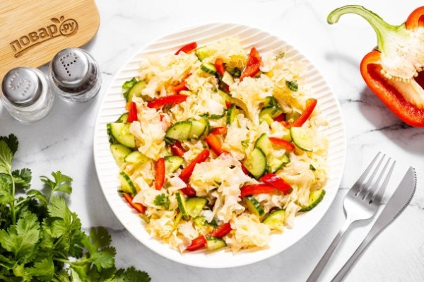 Салат из ледяного гриба Салат из ледяного гриба