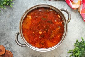 Суп харчо с картошкой