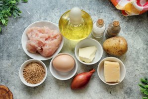 Запеканка с куриным фаршем Запеканка с куриным фаршем