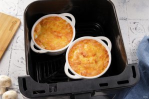 Жульен с грибами в аэрогриле