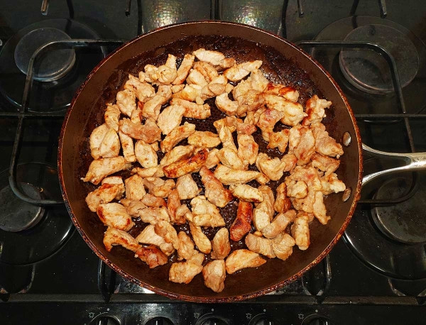 Поджарка из свинины