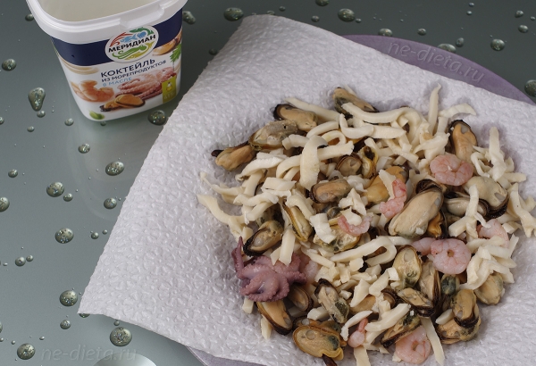 Фунчоза с морепродуктами