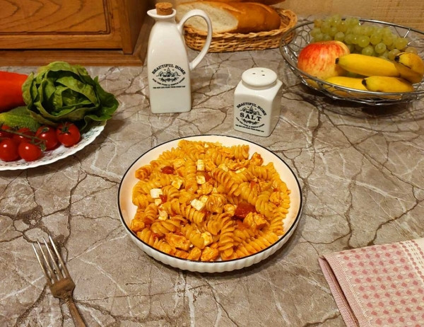 Паста с курицей и козьим сыром Паста с курицей и козьим сыром