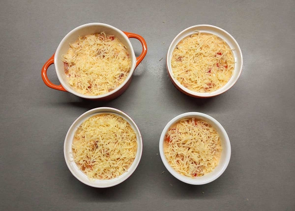 Страта с беконом и овощами Страта с беконом и овощами