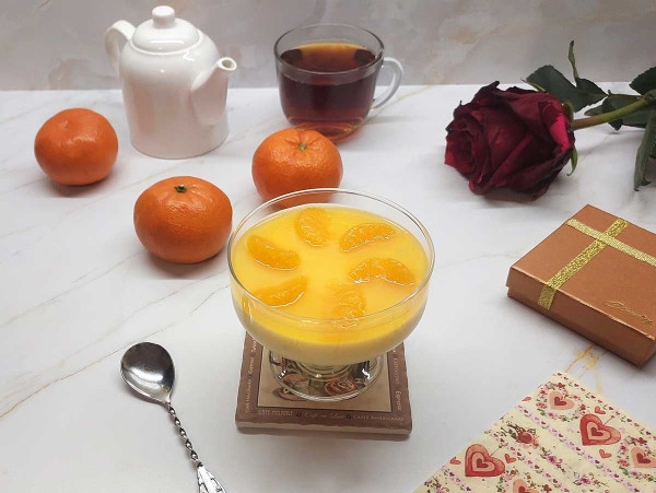 Мандариновая панна котта