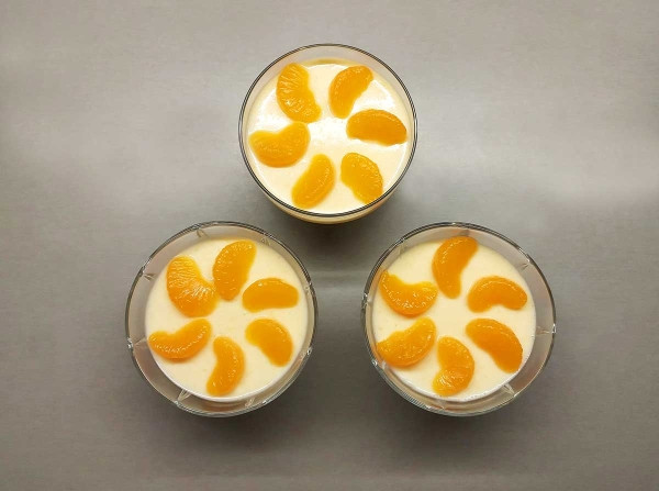 Мандариновая панна котта