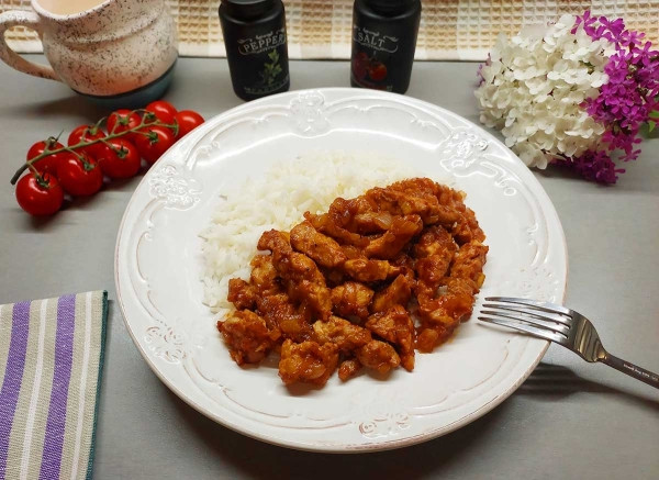 Поджарка из свинины