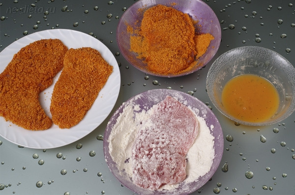 Шницель из свинины