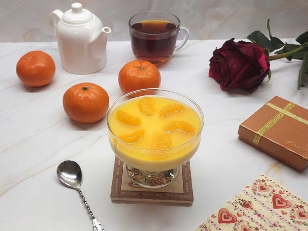 Мандариновая панна котта