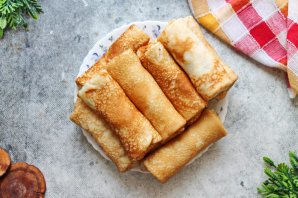 Блинчики, фаршированные мясом Блинчики, фаршированные мясом