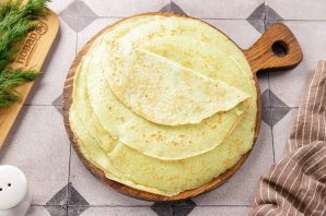 Блинчики из кабачков с курицей