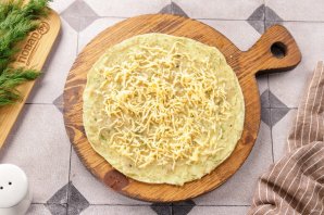 Блинчики из кабачков с курицей