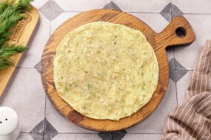 Блинчики из кабачков с курицей